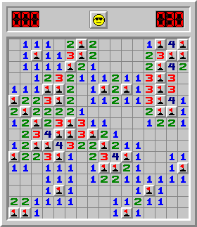 Minesweeper Intermediate - 30 seconds