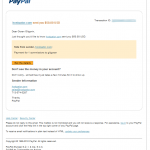 Email from PayPal
